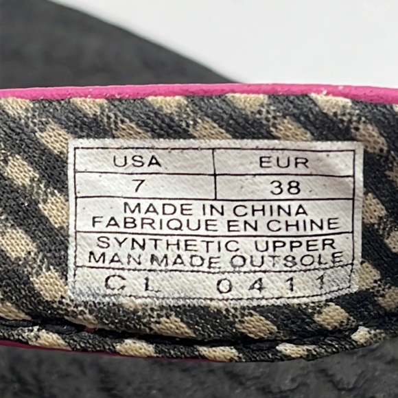 Sanuk Pink Flip Flop with Yoga Foam Footbed Sz 7. FFT3128B - Picture 8 of 8